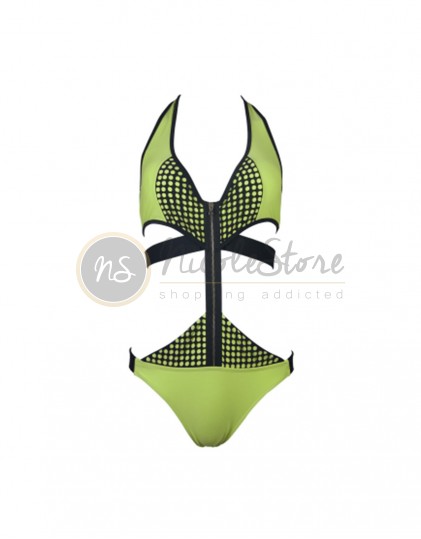 Costum de Baie Intreg Verde 0013848V4